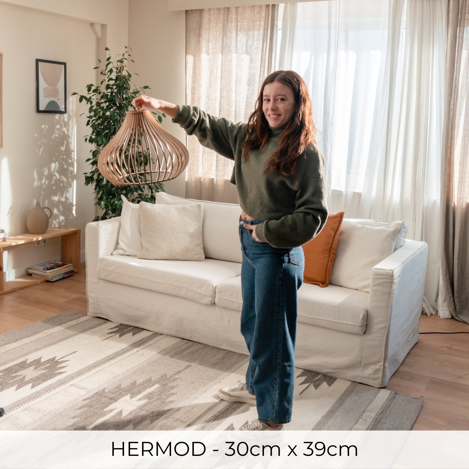 Trælampe<br>'Hermod'