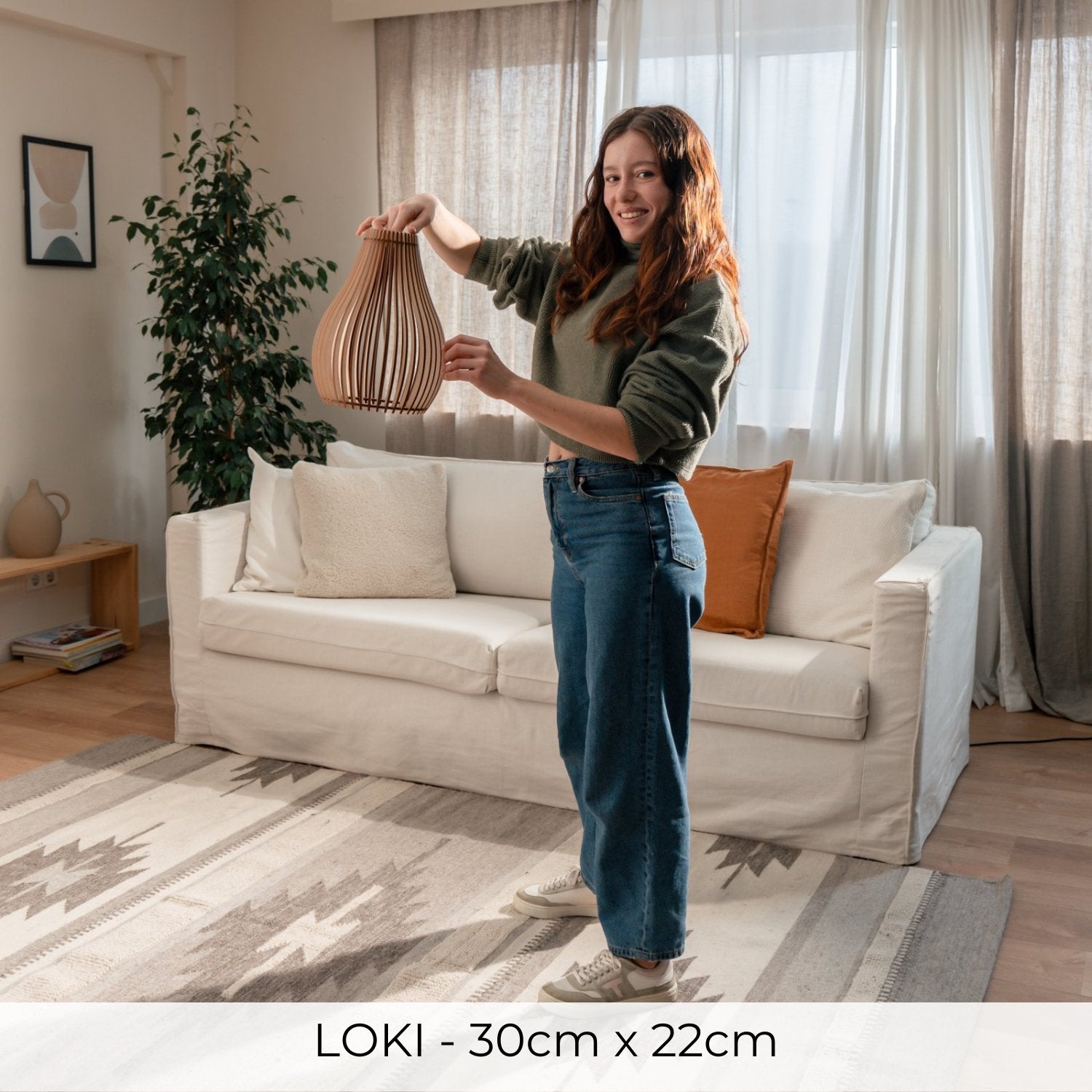 Trælampe<br>'Loki'