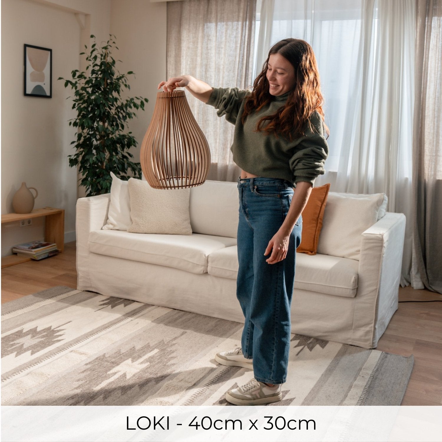Trælampe<br>'Loki'