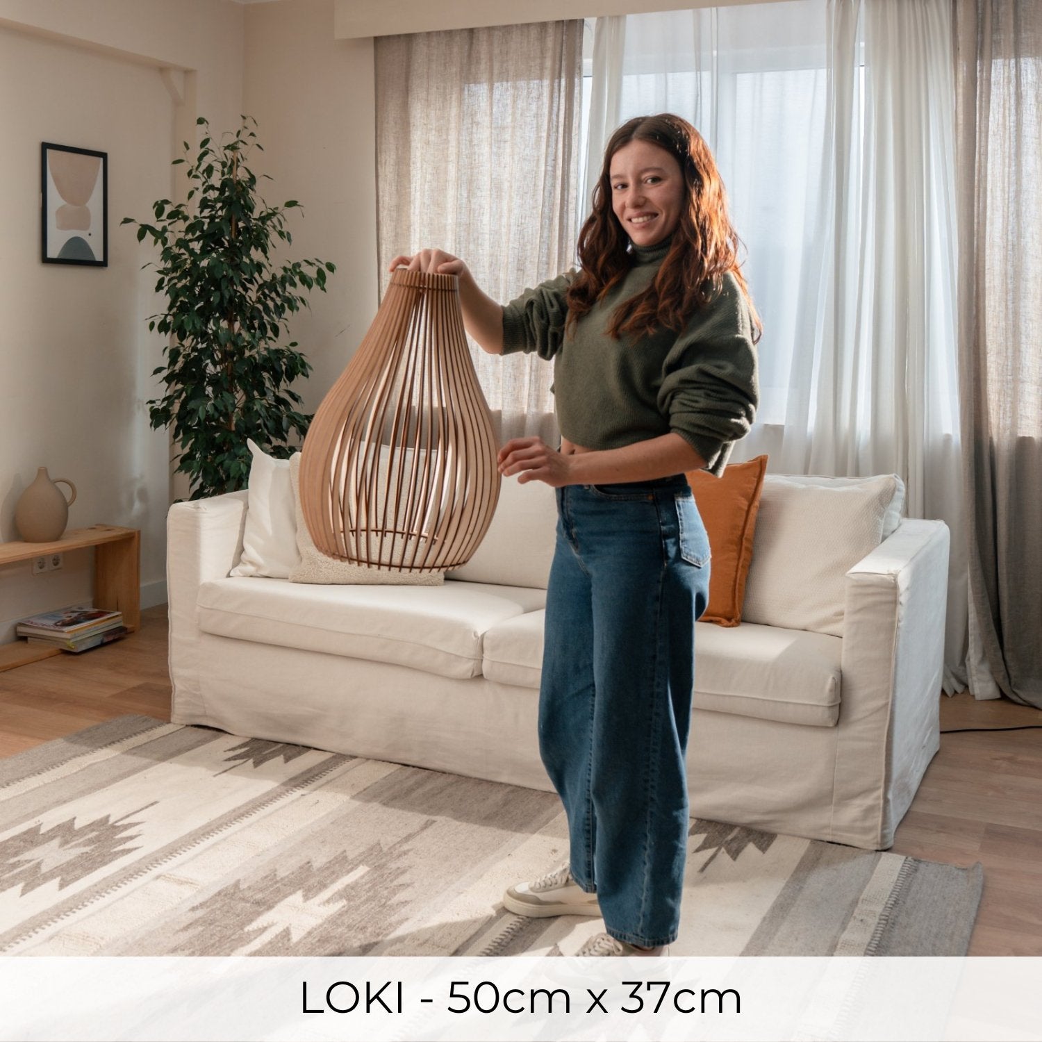 Trælampe<br>'Loki'