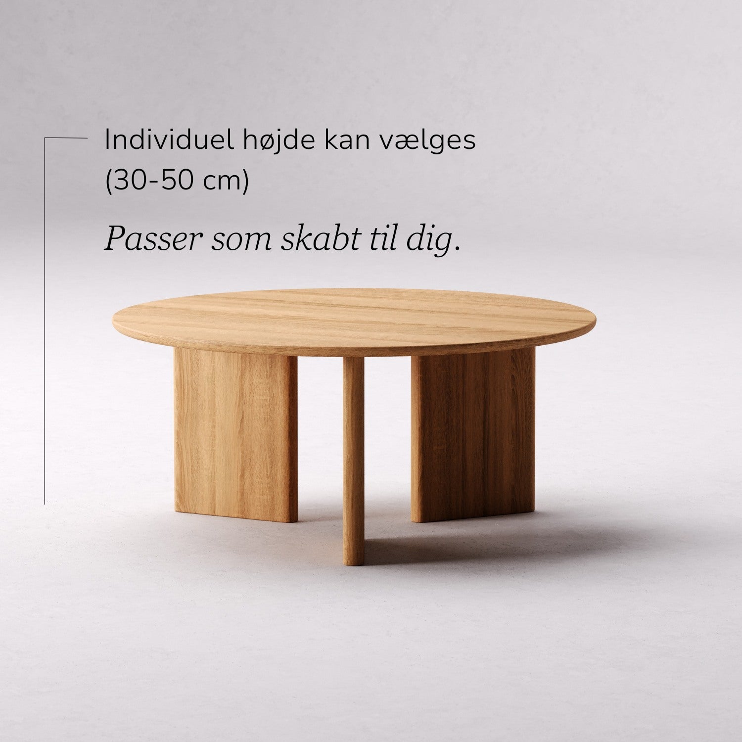 SOFABORD I MASSIVT EGETRÆ 'NIVA'