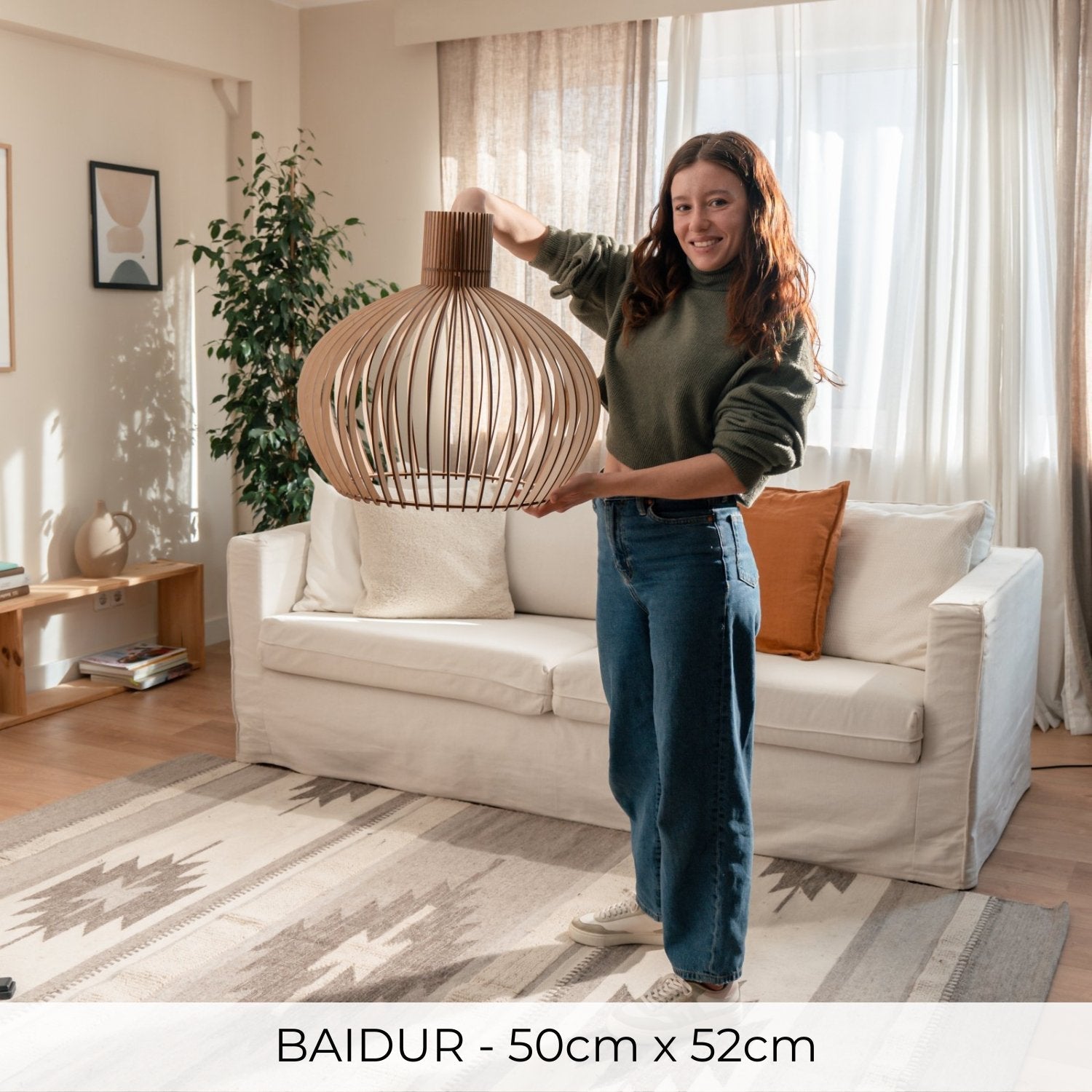 Trælampe<br>'Baidur'