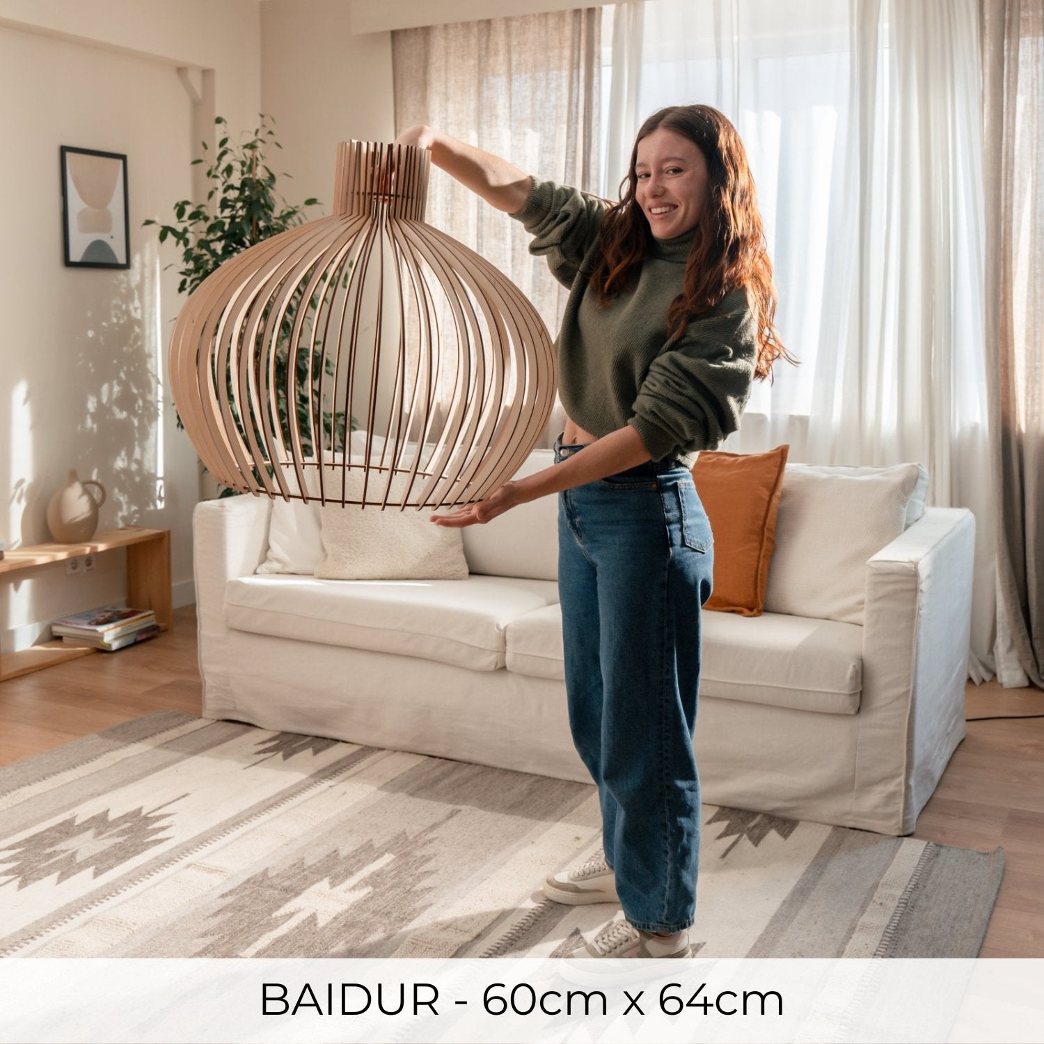 Trælampe<br>'Baidur'