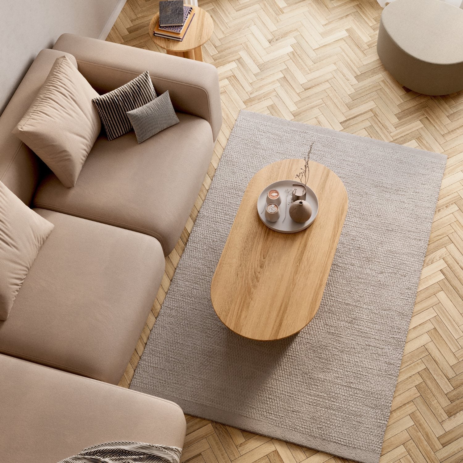 SOFABORD I MASSIVT EGETRÆ 'RUNA'