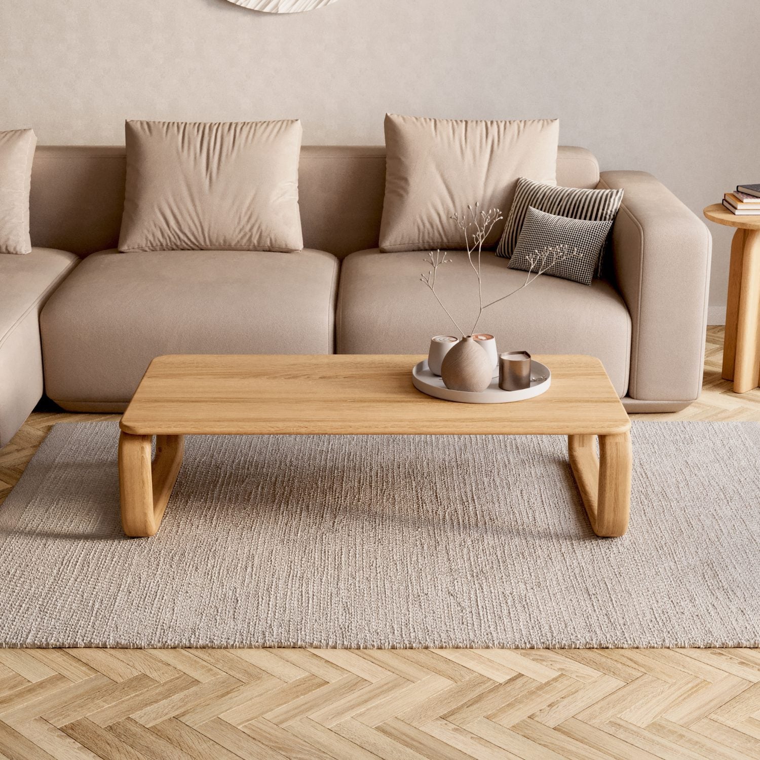 SOFABORD I MASSIVT EGETRÆ 'VESA'