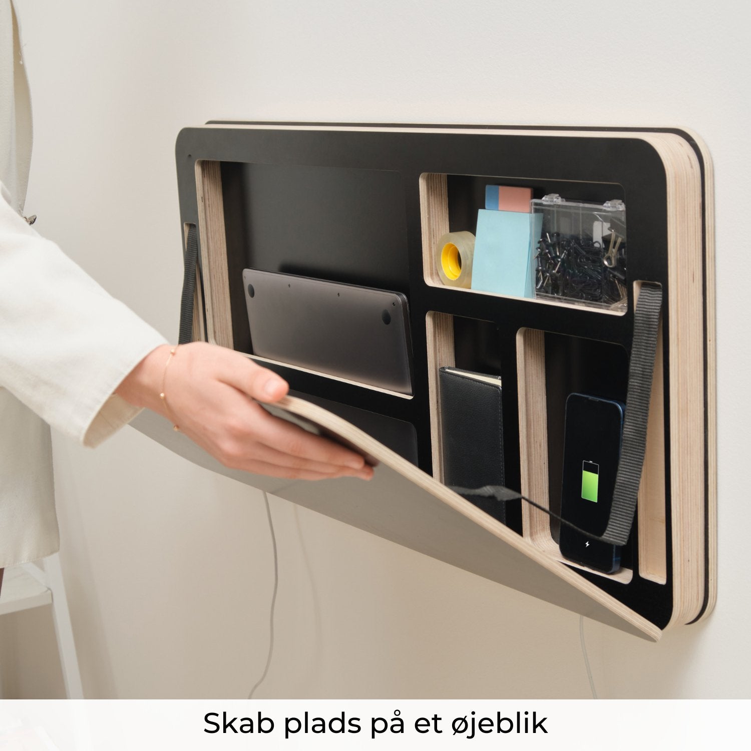 Sammenklappeligt vægskrivebord | NordicDesk