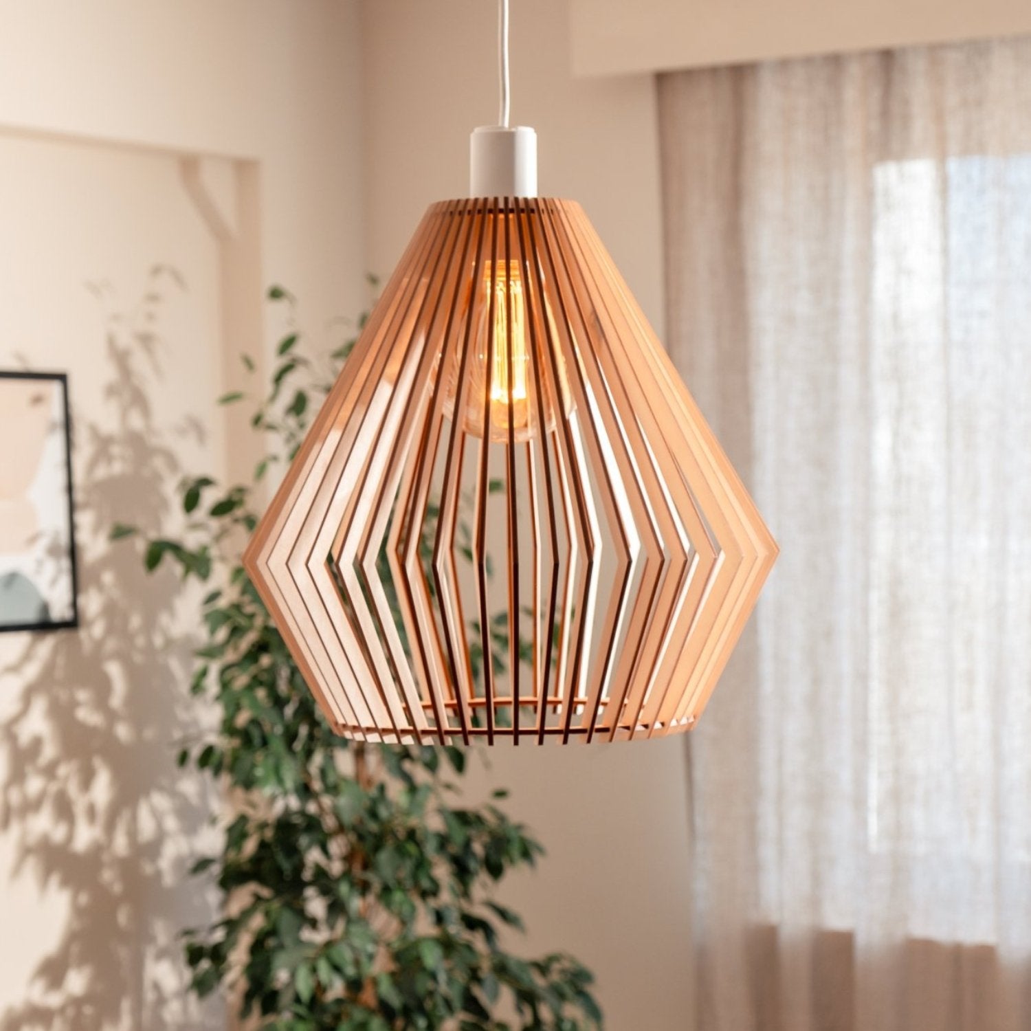 Trælampe<br>'Njörd'