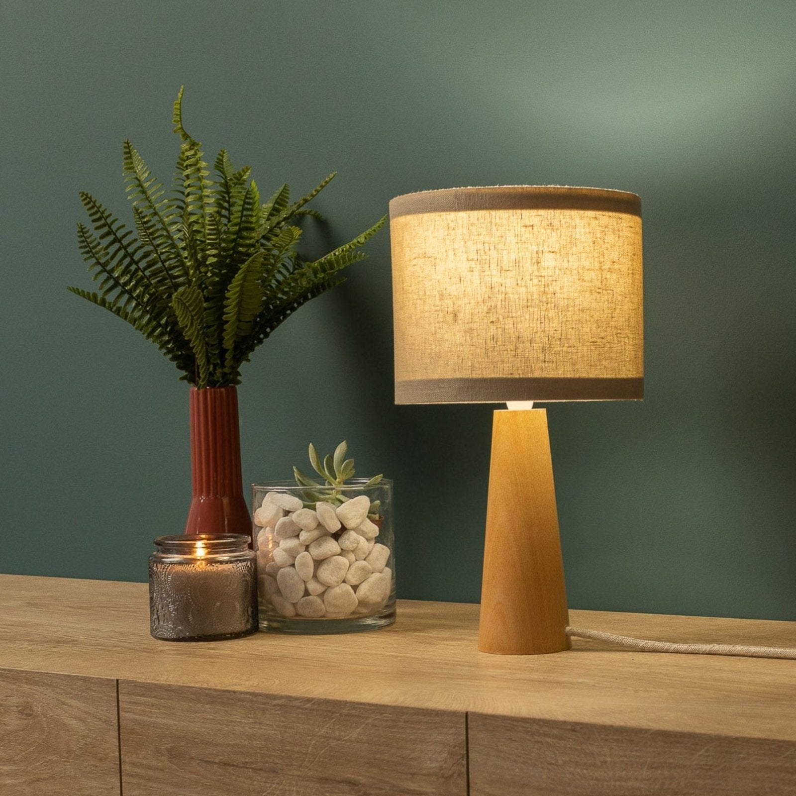 Bordlampe 'Flaske' - nordesticdk