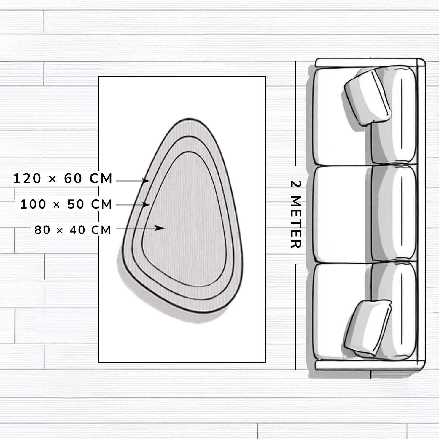 SOFABORD I MASSIVT EGETRÆ 'TOVA'
