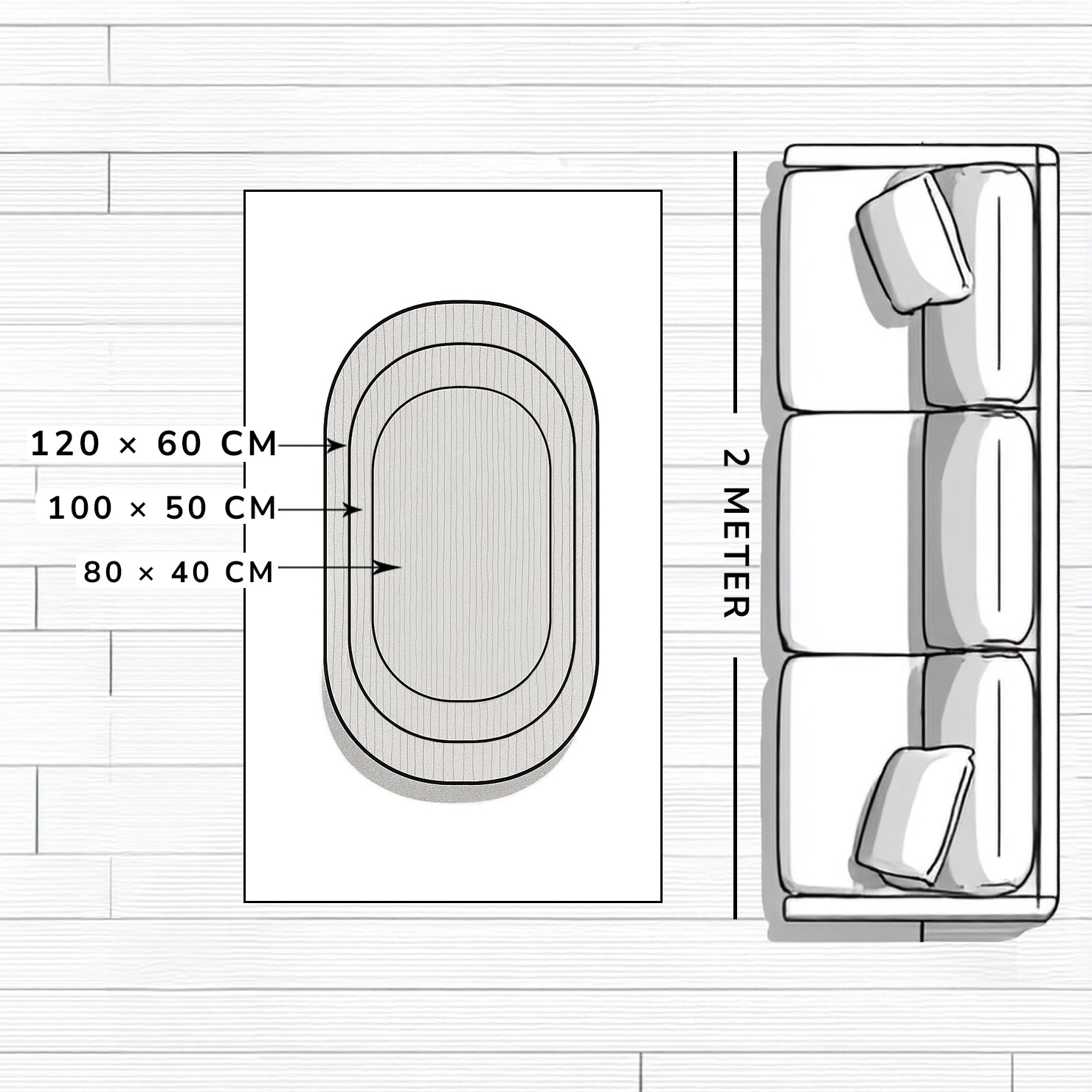 SOFABORD I MASSIVT EGETRÆ 'RUNA'