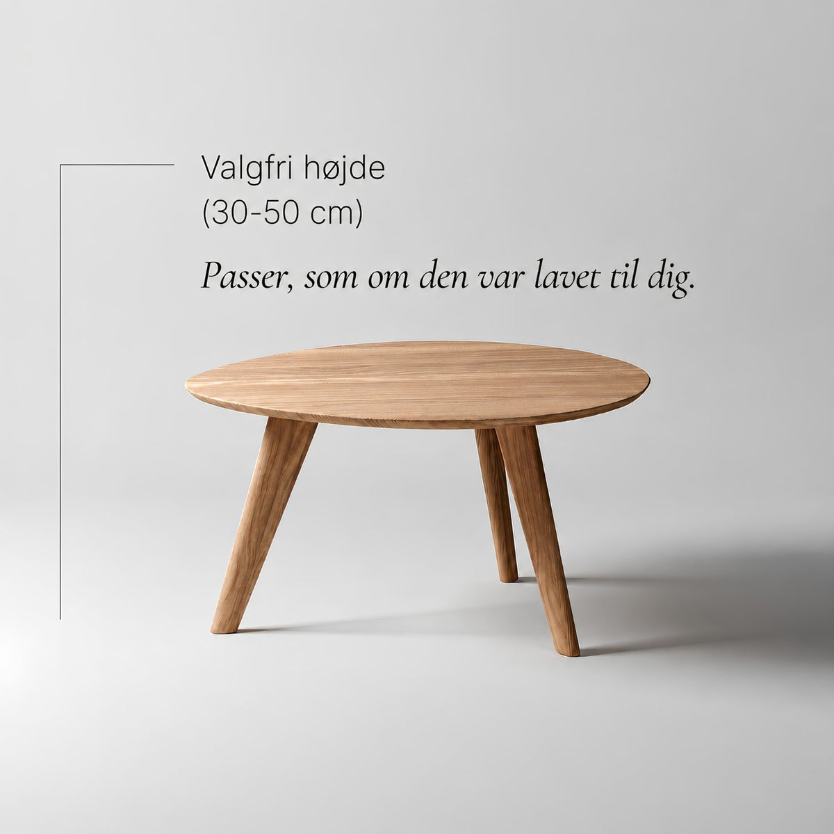 Sofabord ELVA i FSC®-certificeret massivt træ