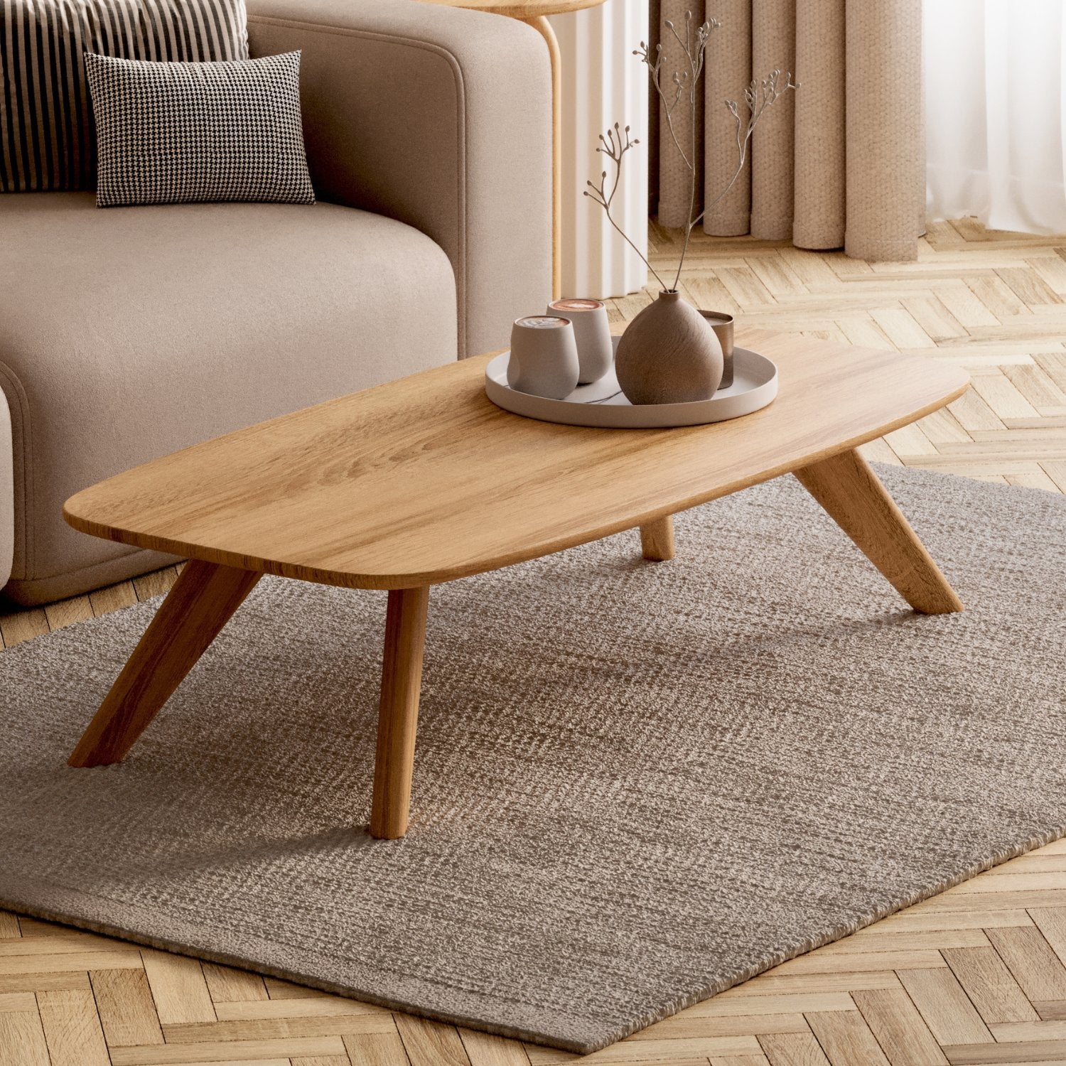 SOFABORD I MASSIVT EGETRÆ 'LIV'