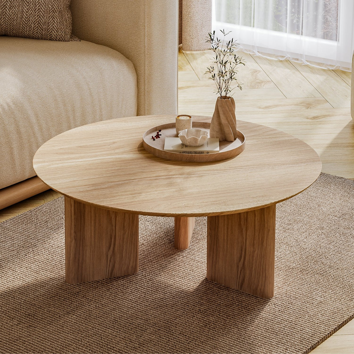 Sofabord NIVA i FSC®-certificeret massivt træ