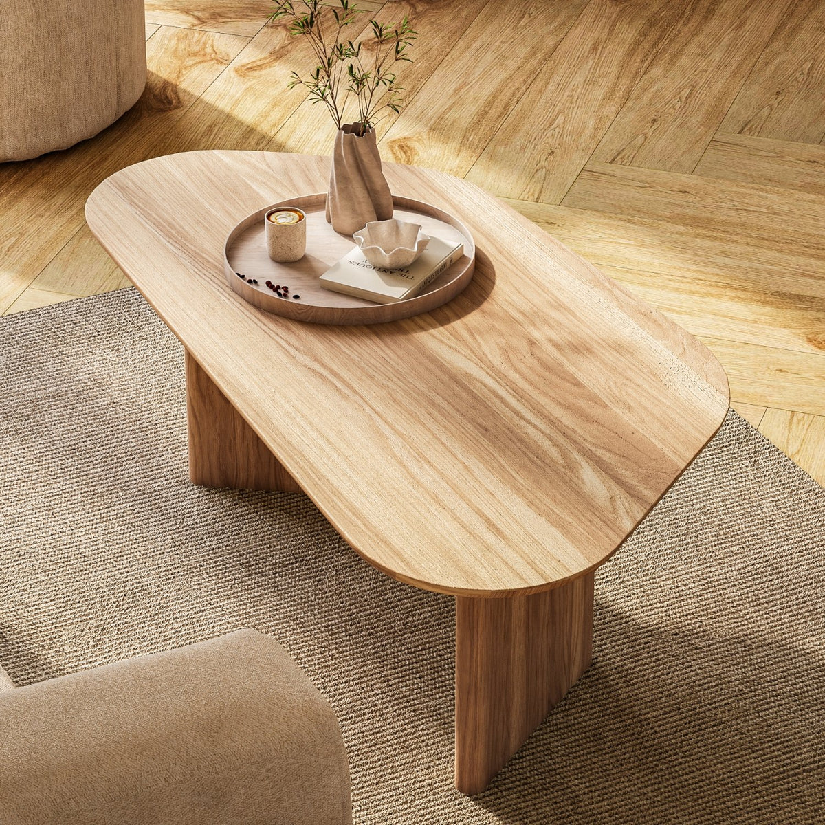 Sofabord RUNA i FSC®-certificeret massivt træ
