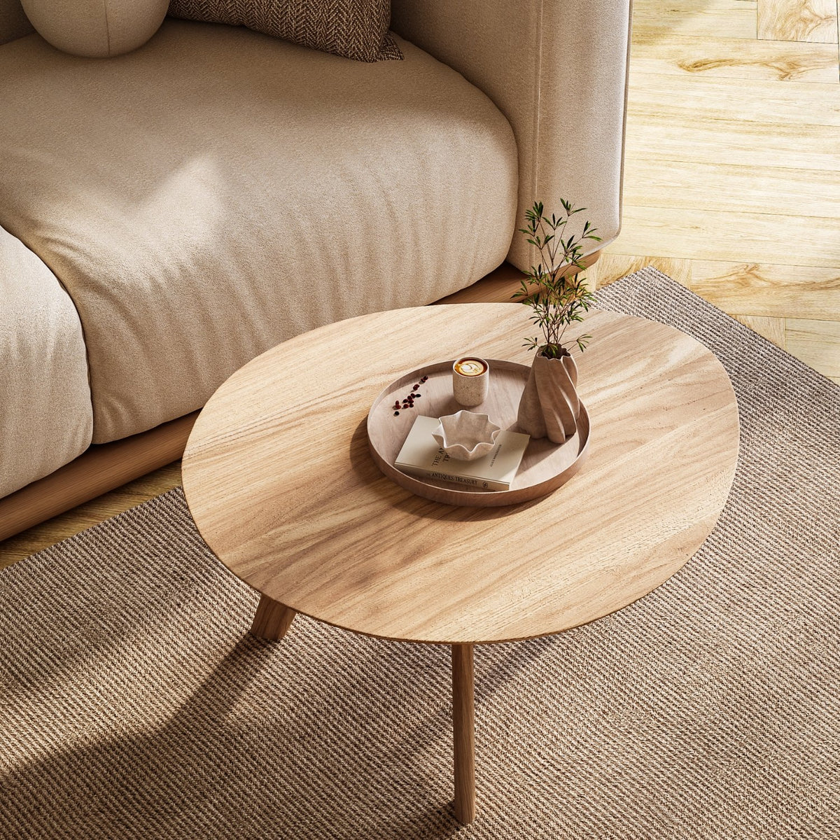 Sofabord ELVA i FSC®-certificeret massivt træ