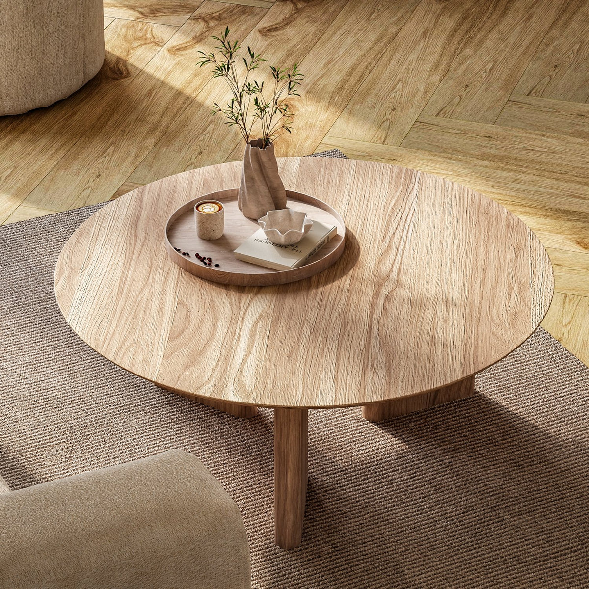 Sofabord NIVA i FSC®-certificeret massivt træ