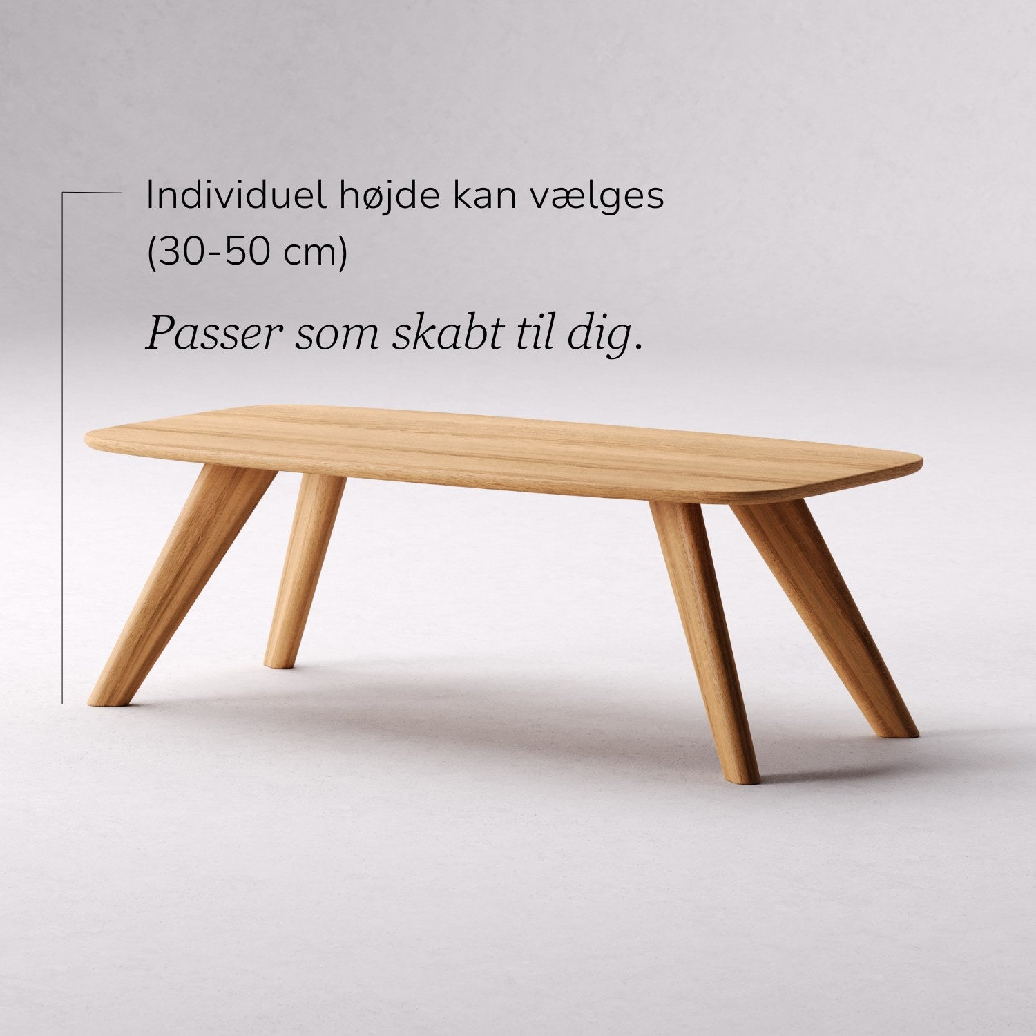 SOFABORD I MASSIVT EGETRÆ 'LIV'