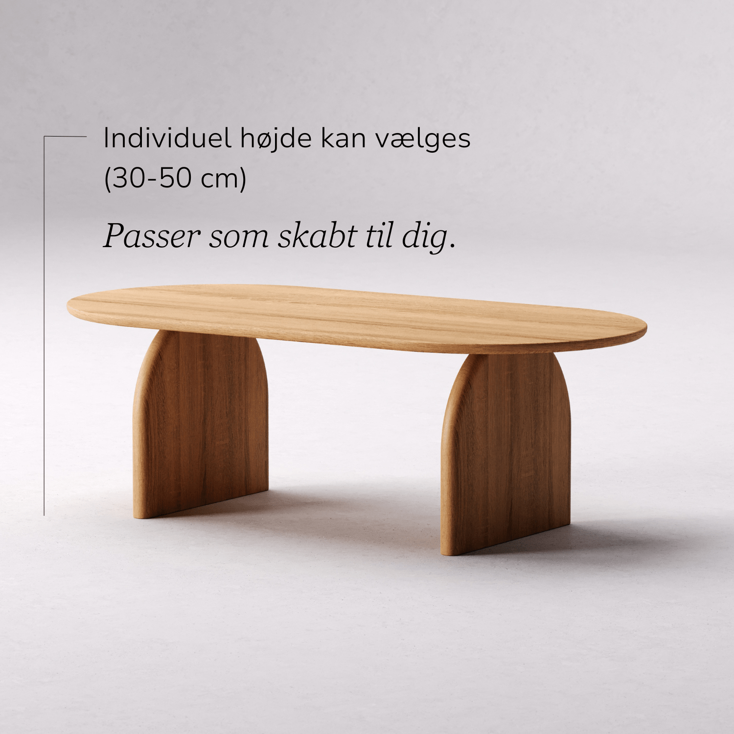 SOFABORD I MASSIVT EGETRÆ 'RUNA'