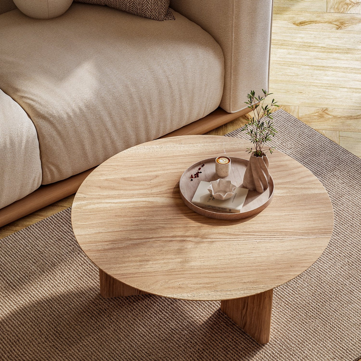 Sofabord NIVA i FSC®-certificeret massivt træ