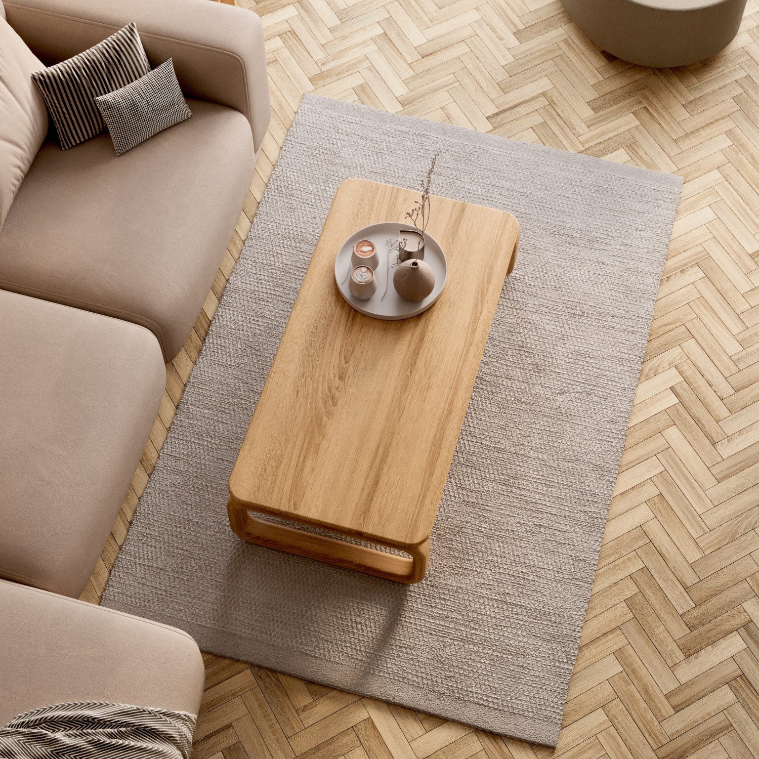 SOFABORD I MASSIVT EGETRÆ 'VESA'