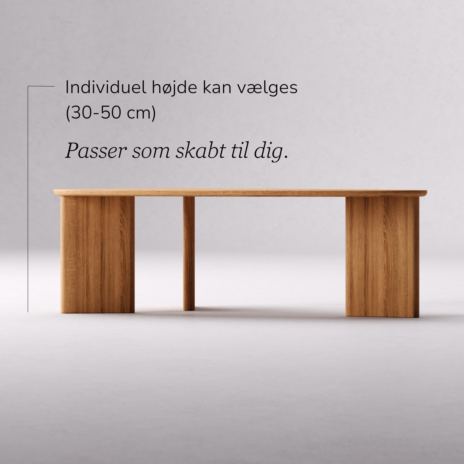 SOFABORD I MASSIVT EGETRÆ 'TOVA'