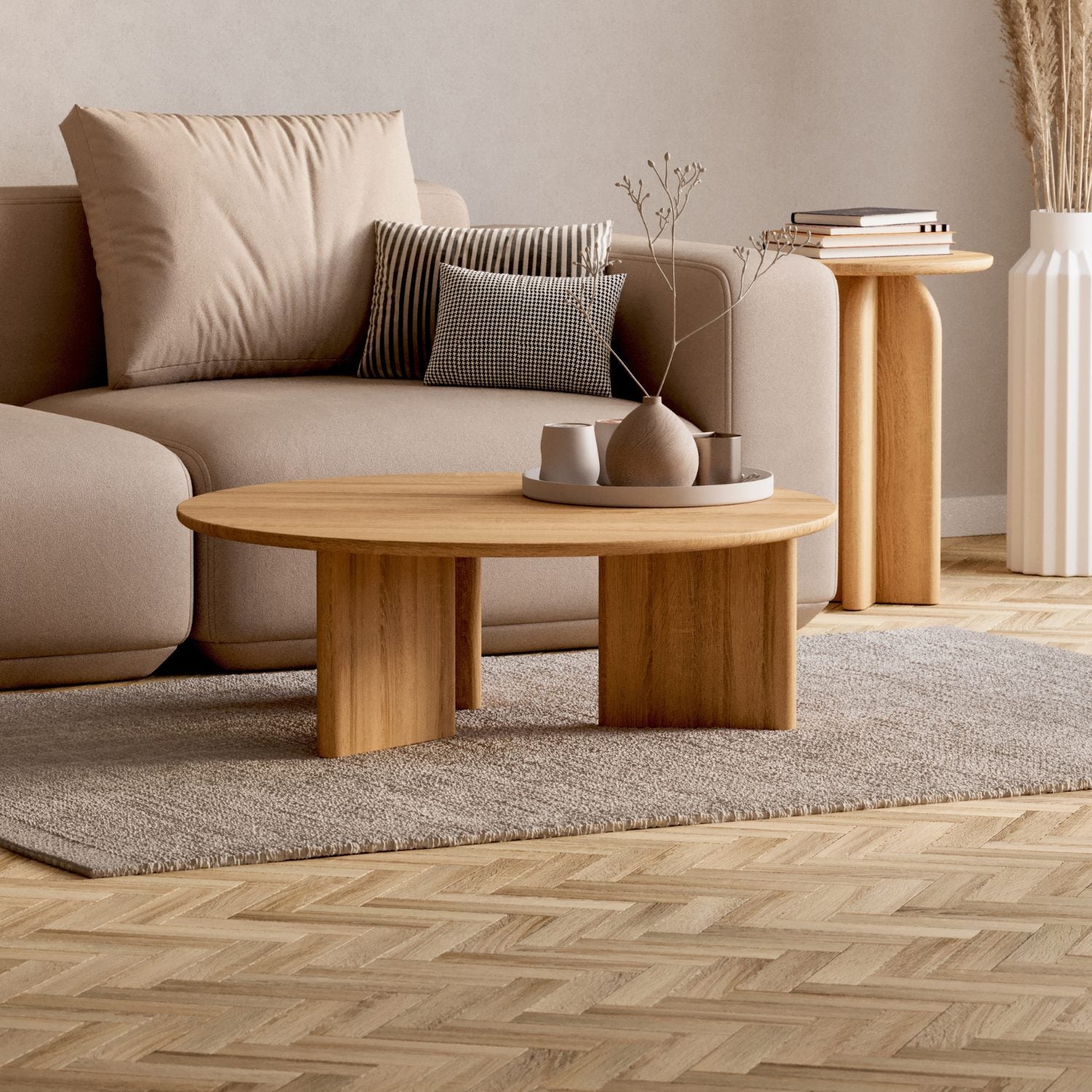 SOFABORD I MASSIVT EGETRÆ 'NIVA'