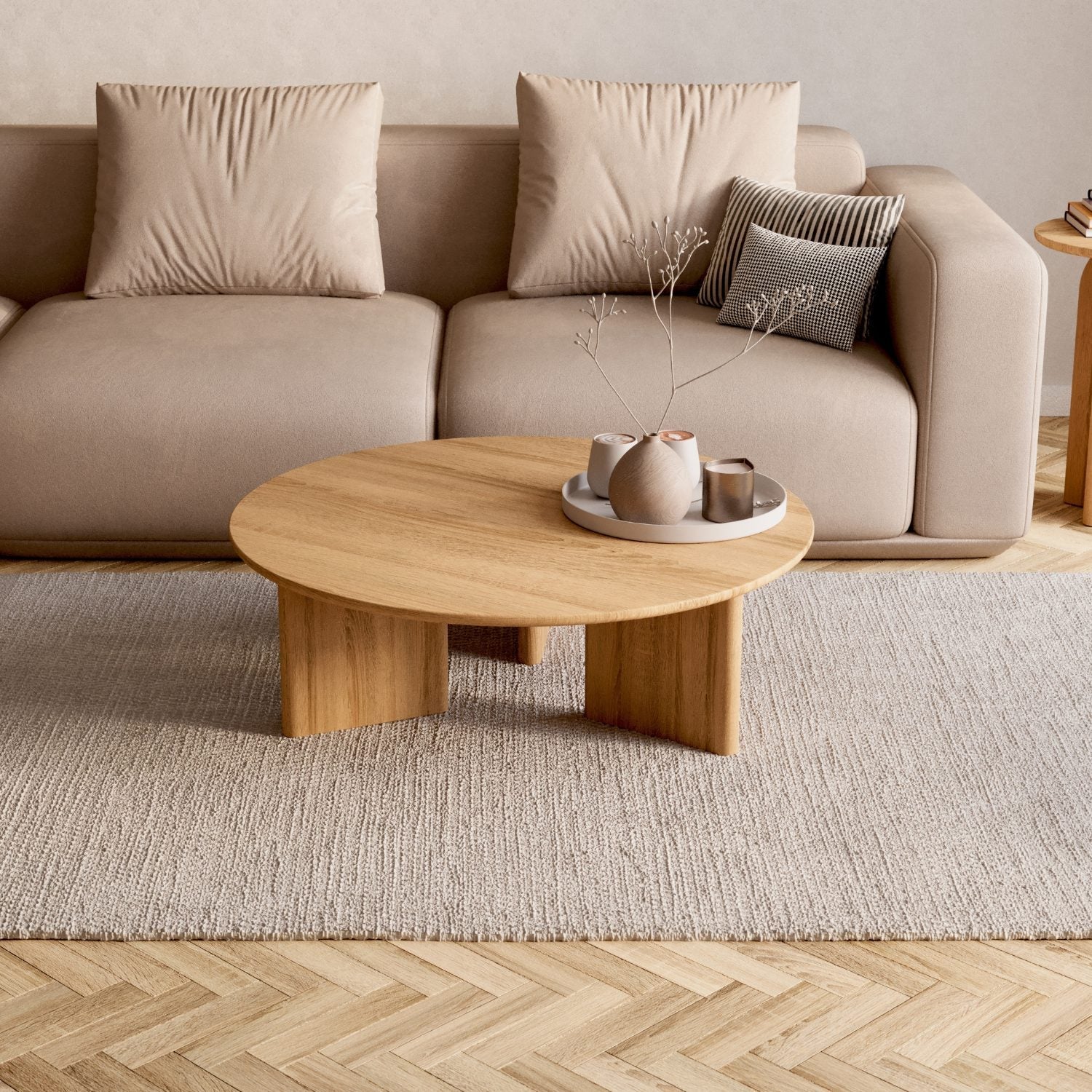 SOFABORD I MASSIVT EGETRÆ 'NIVA'