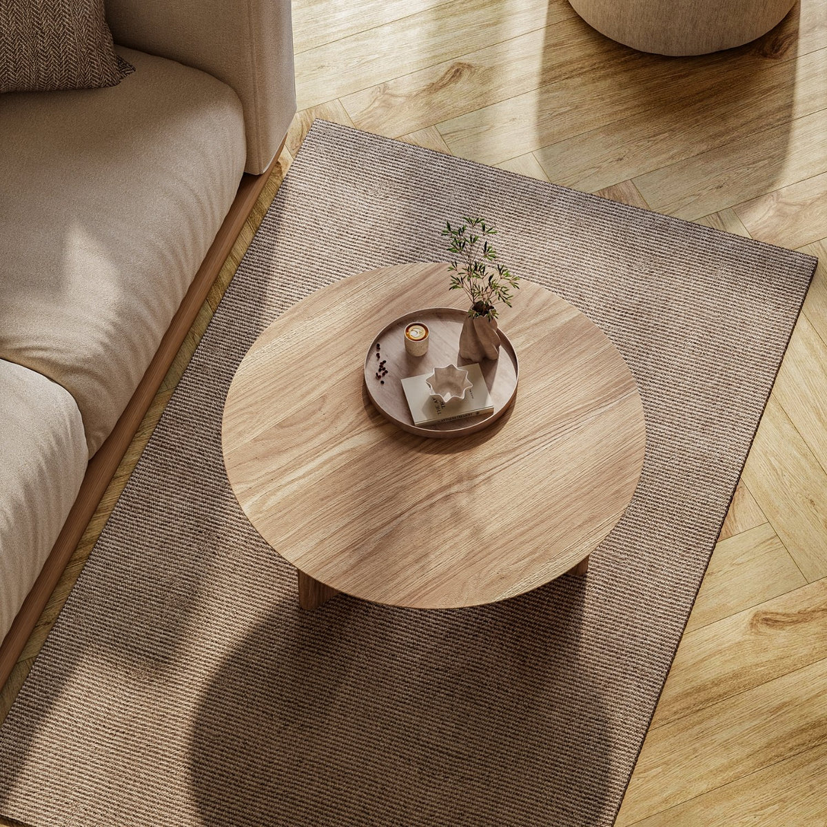 Sofabord NIVA i FSC®-certificeret massivt træ