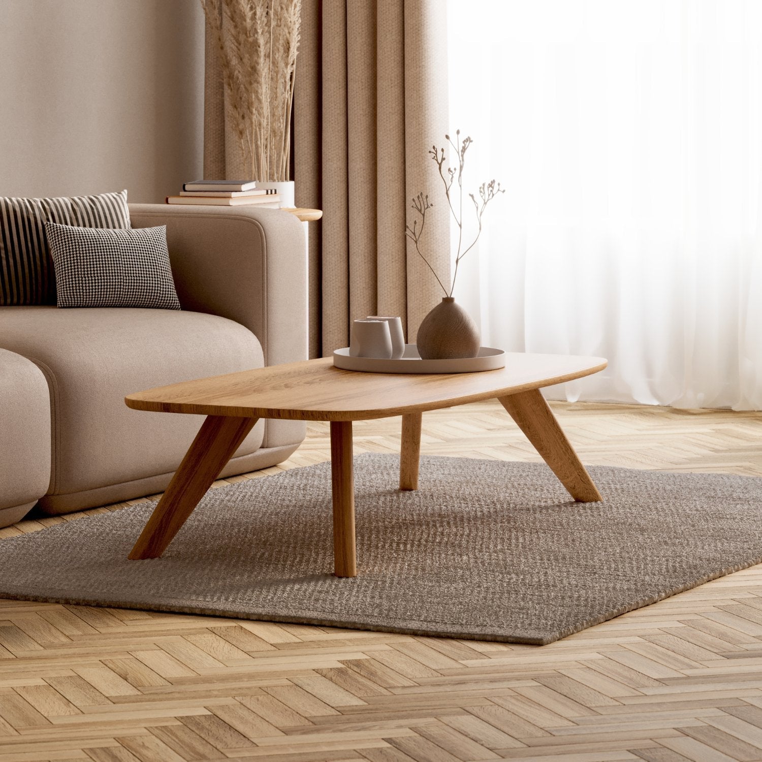 SOFABORD I MASSIVT EGETRÆ 'LIV'